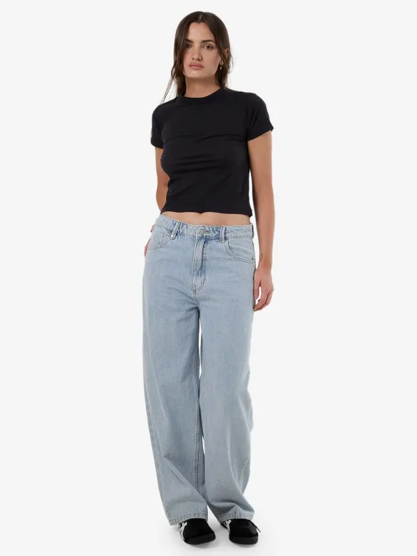 Tony Low Rise Baggy Jean - Shadow Blue sold by Thrills