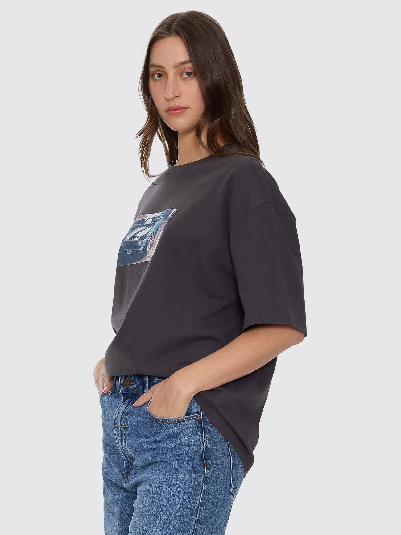 Precision Oversize Tee - Merch Black sold by Thrills product image thumbnail 5