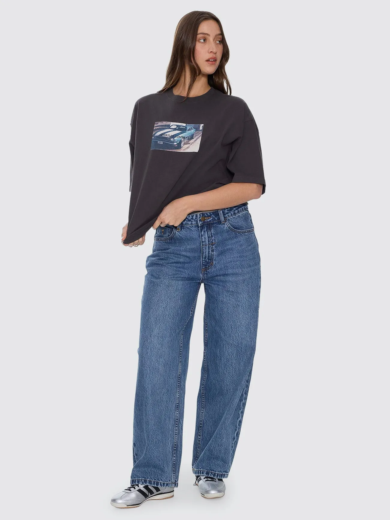 Precision Oversize Tee - Merch Black sold by Thrills product image thumbnail 3