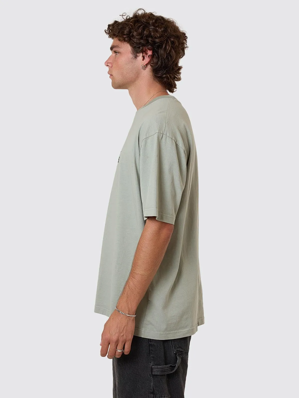 Make A Wish Oversize Fit Tee - Dirty Sage sold by Thrills product image thumbnail 3