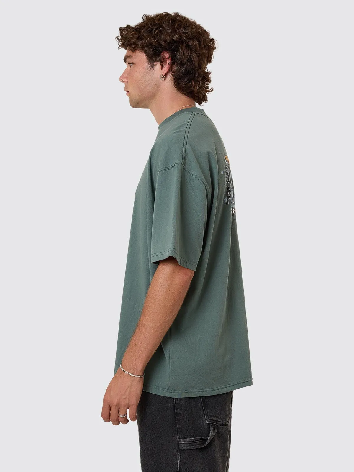 Serenity Affinity Box Fit Oversize Tee - Sea Pine sold by Thrills product image thumbnail 5