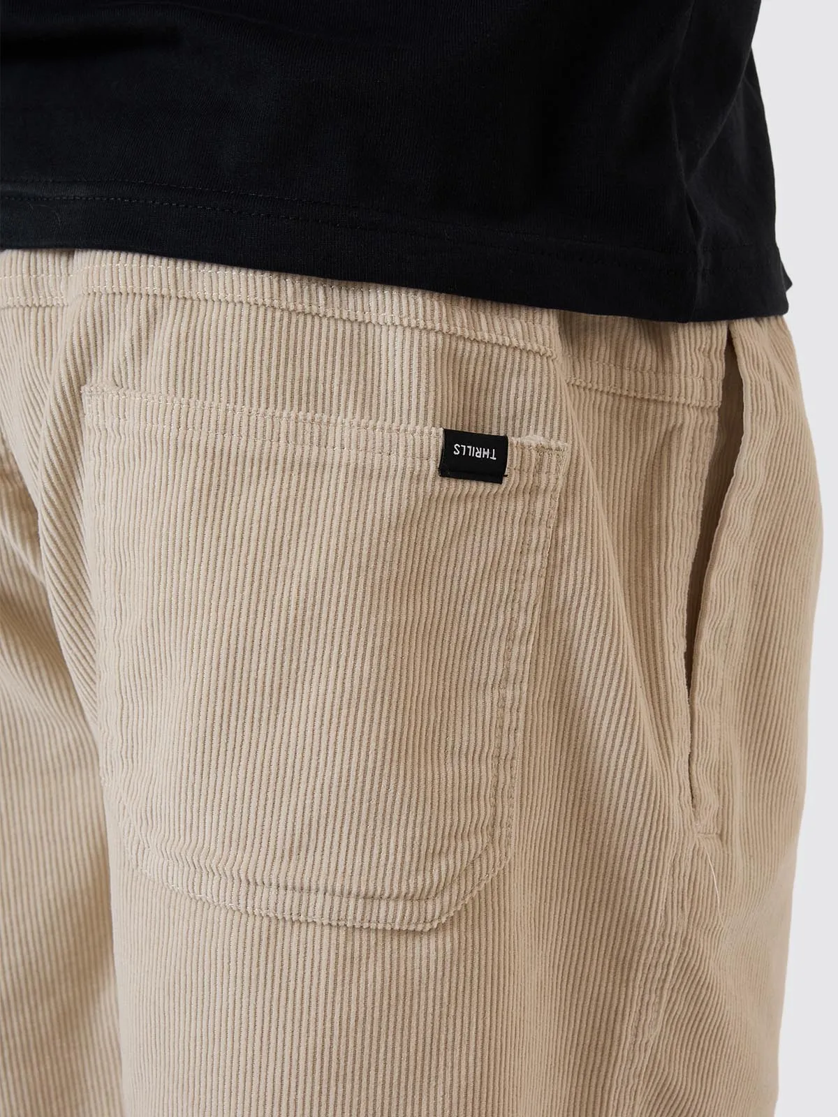 Anarchy In Paradise Cord Volley - Light Grey sold by Thrills product image thumbnail 3