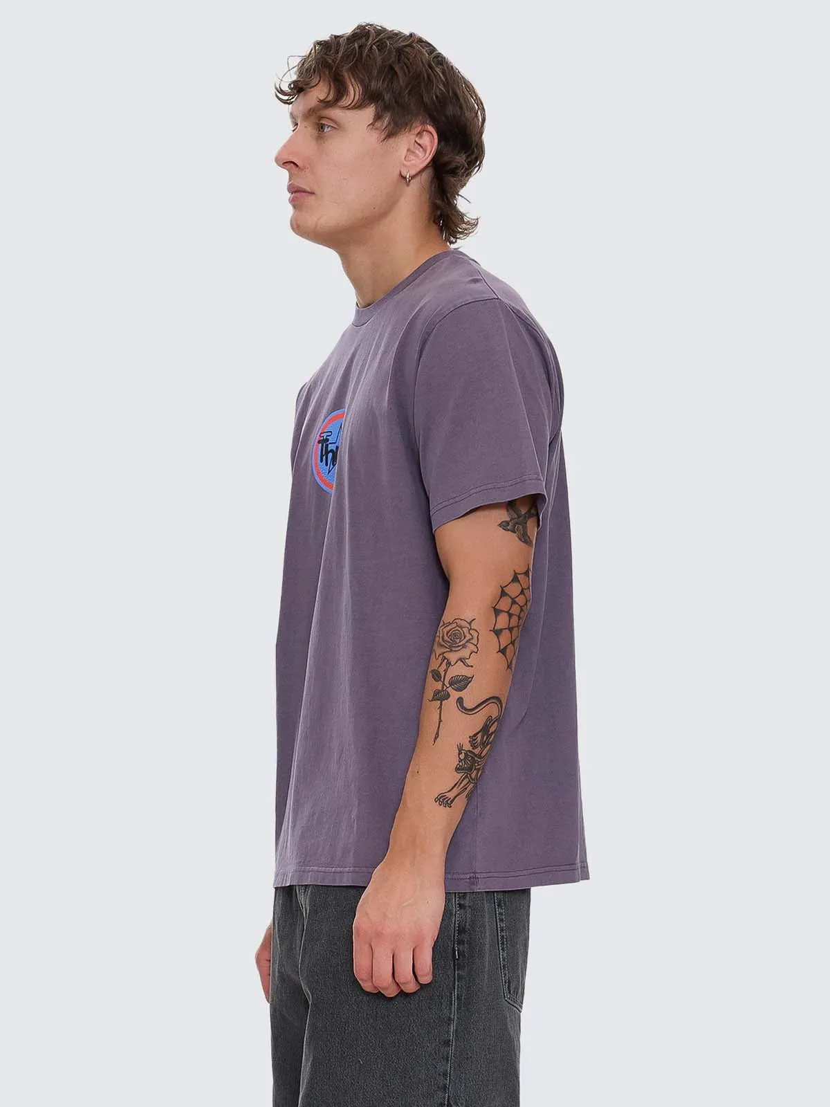 Super Blast Merch Fit Tee - Purple Ash sold by Thrills product image thumbnail 4
