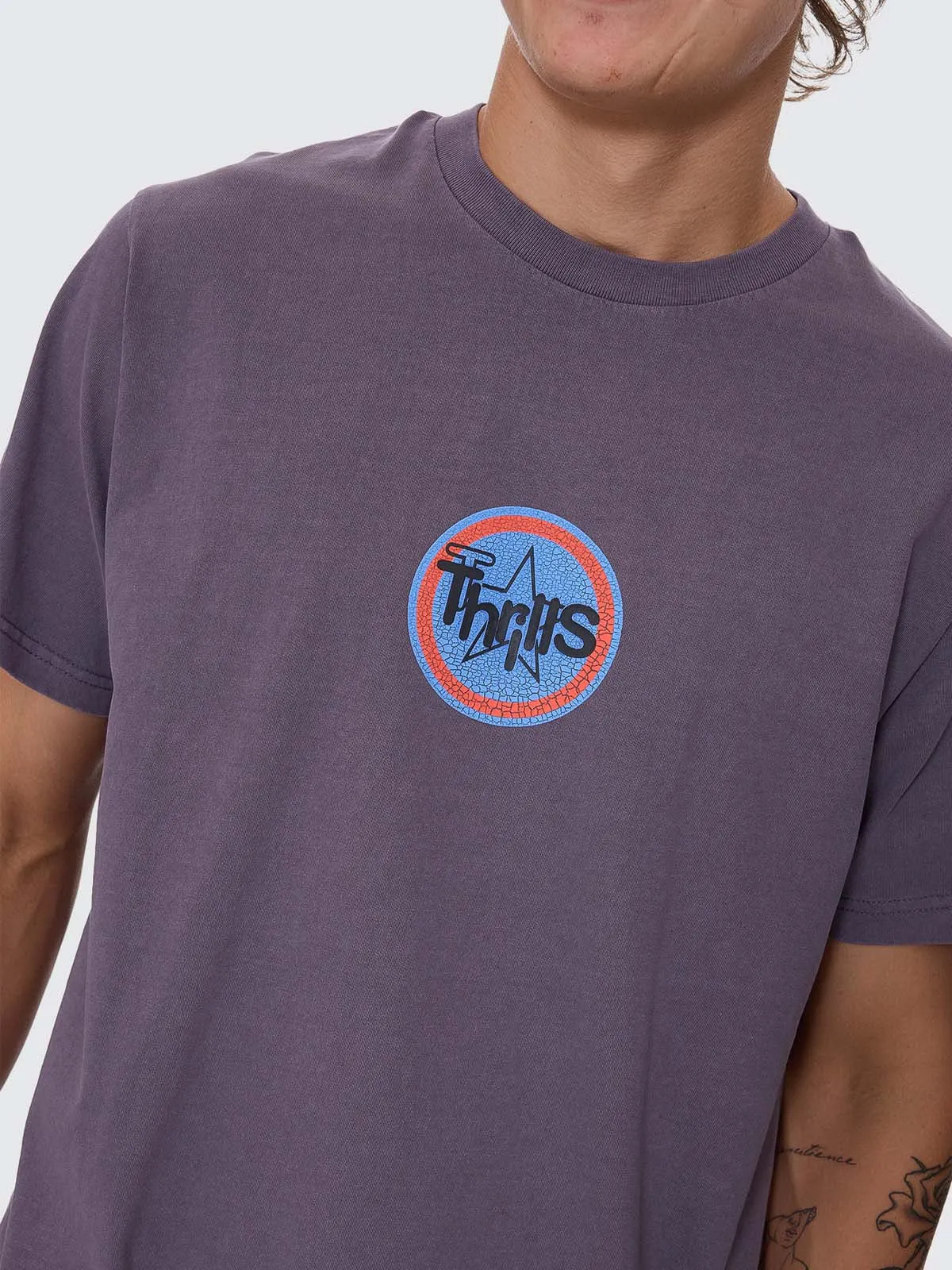 Super Blast Merch Fit Tee - Purple Ash sold by Thrills product image thumbnail 2