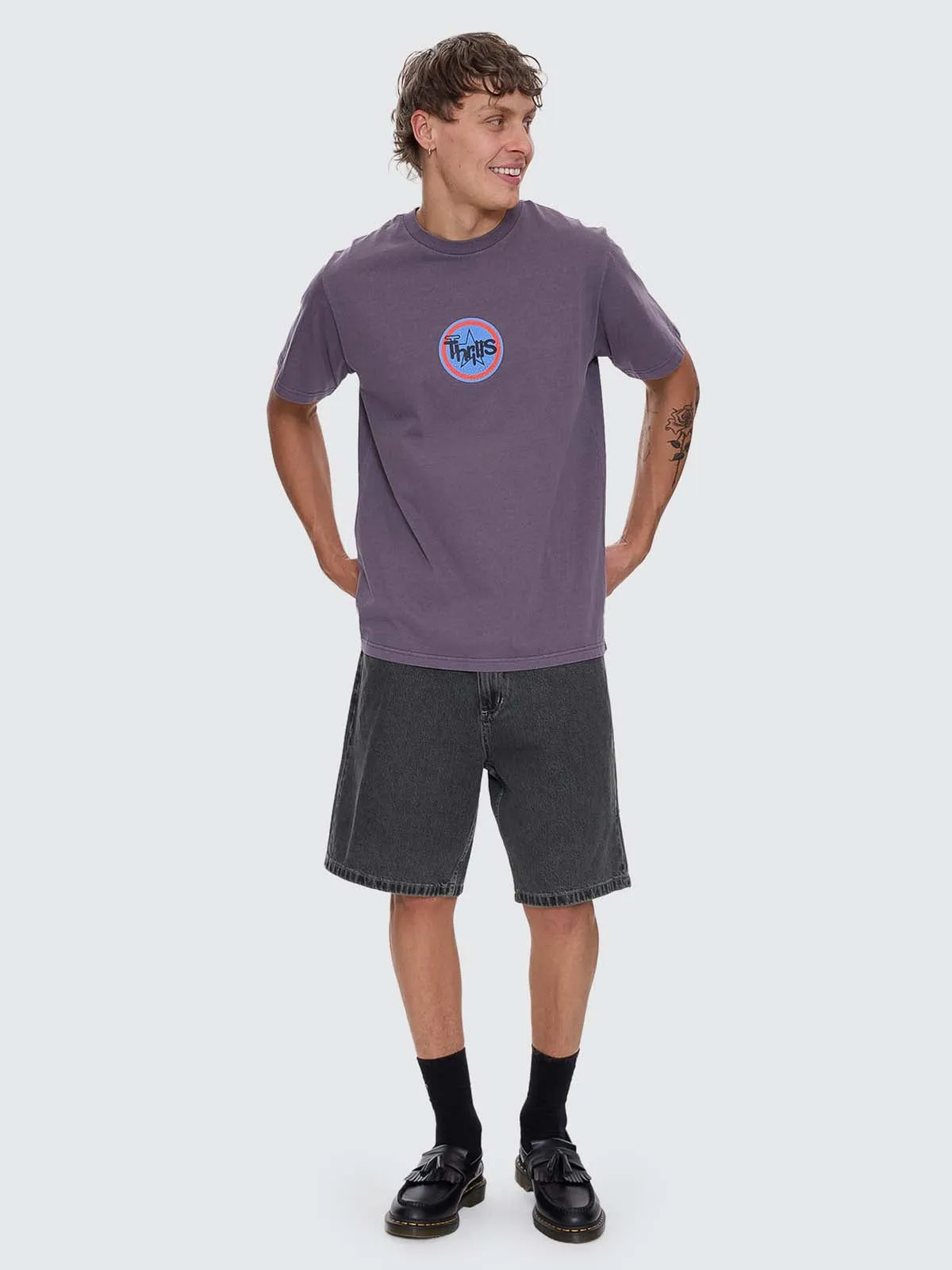 Super Blast Merch Fit Tee - Purple Ash sold by Thrills product image thumbnail 3