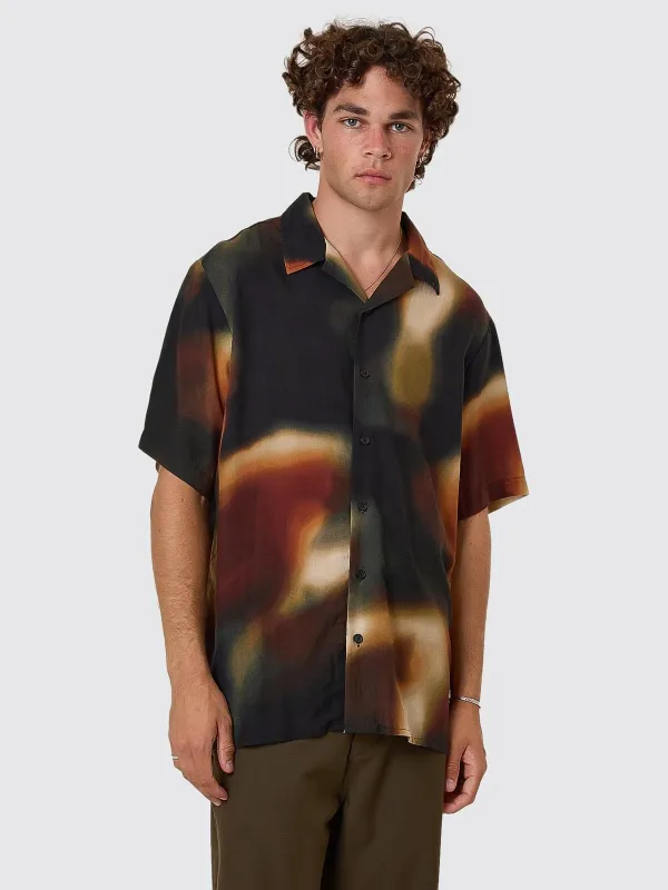 Metamorphic Daze Bowling Shirt - Black sold by Thrills