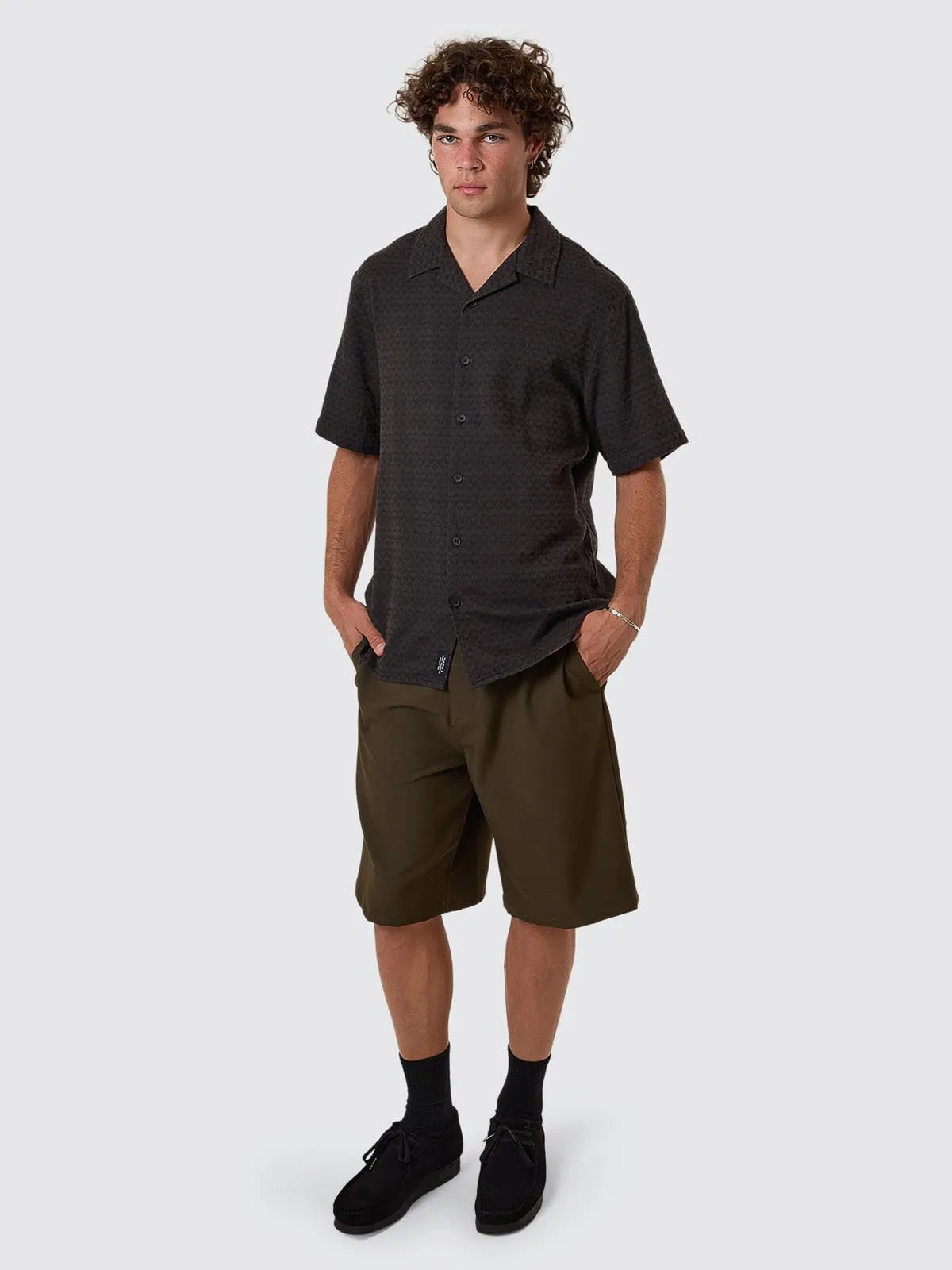 Airborne Bowling Shirt - Turkish Coffee sold by Thrills product image thumbnail 3