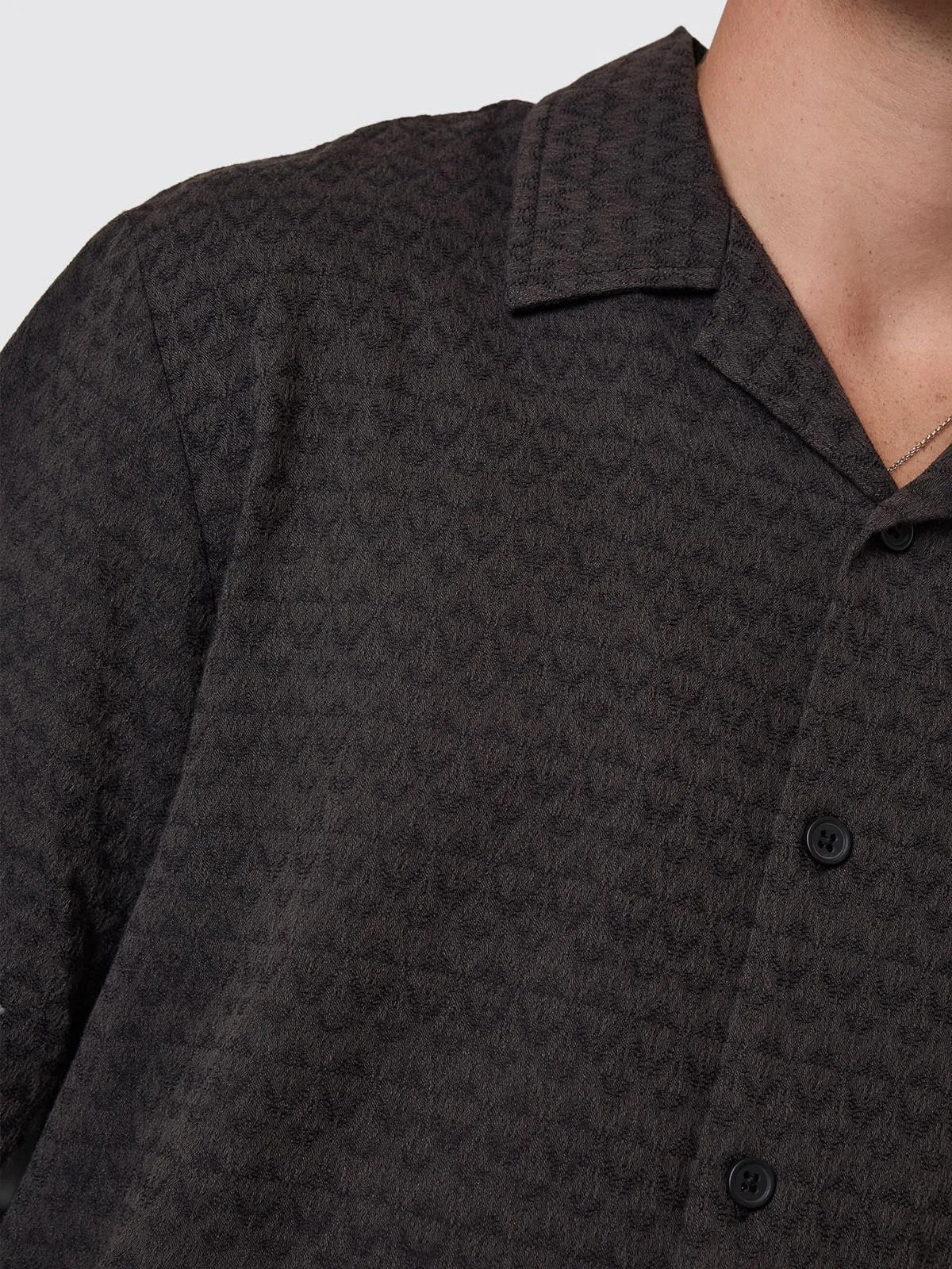 Airborne Bowling Shirt - Turkish Coffee sold by Thrills product image thumbnail 2