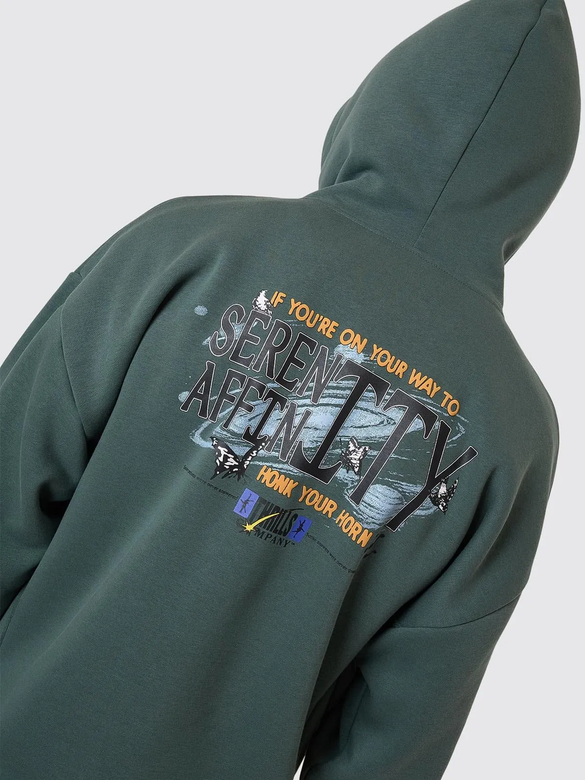 Serenity Affinity Slouch Pull On Hood - Sea Pine sold by Thrills product image thumbnail 2