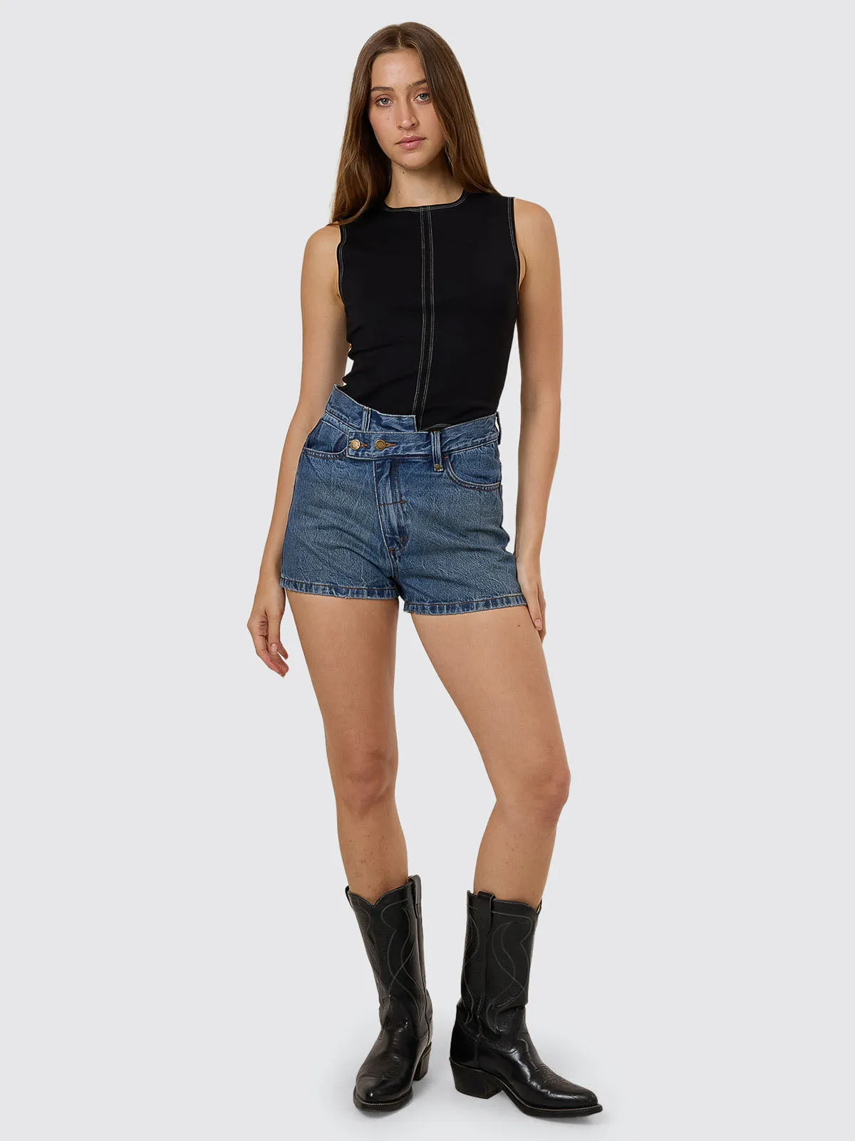 Kai Wrap Short - Vanish Mid Blue sold by Thrills product image thumbnail 3