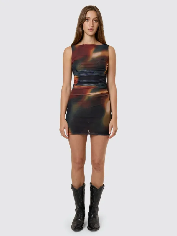 Metamorphic Daze Mini Dress - Black sold by Thrills