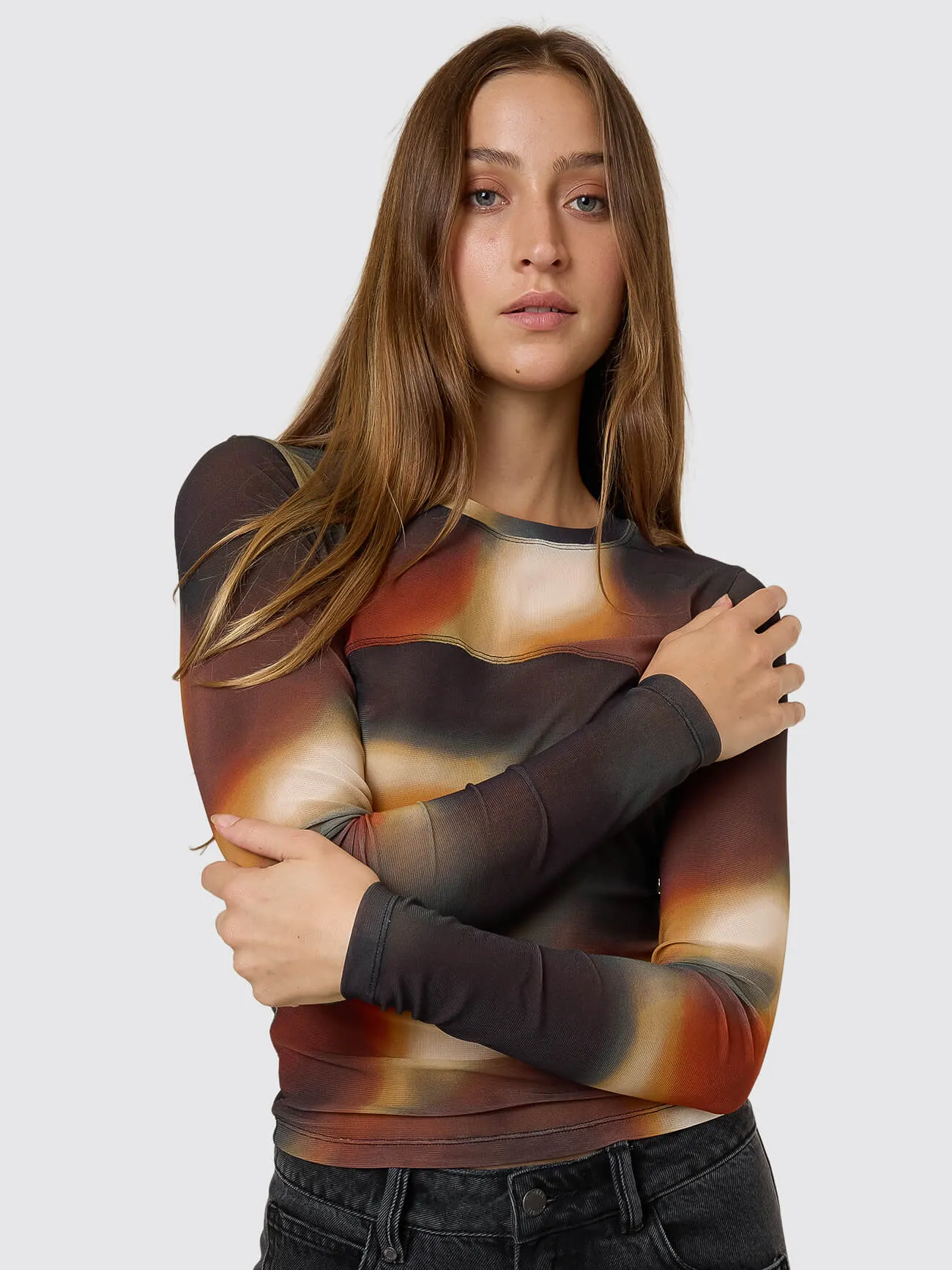 Metamorphic Daze Mesh Top - Black sold by Thrills product image thumbnail 2