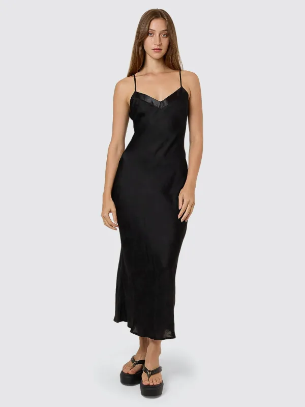 Lost In The Light Maxi Dress - Black sold by Thrills