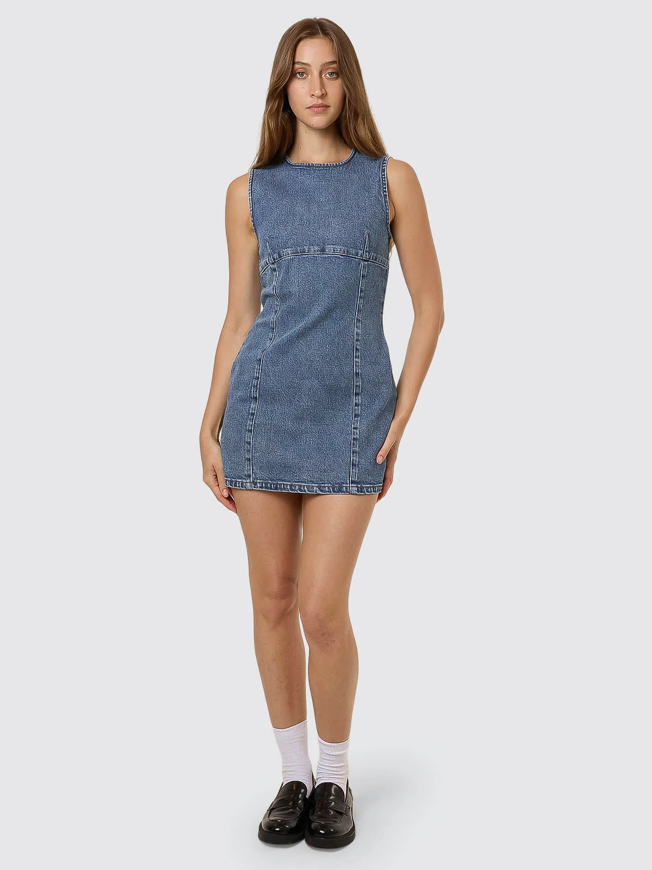 Night Shift Mini Dress - Stoned Blues sold by Thrills product image thumbnail 4