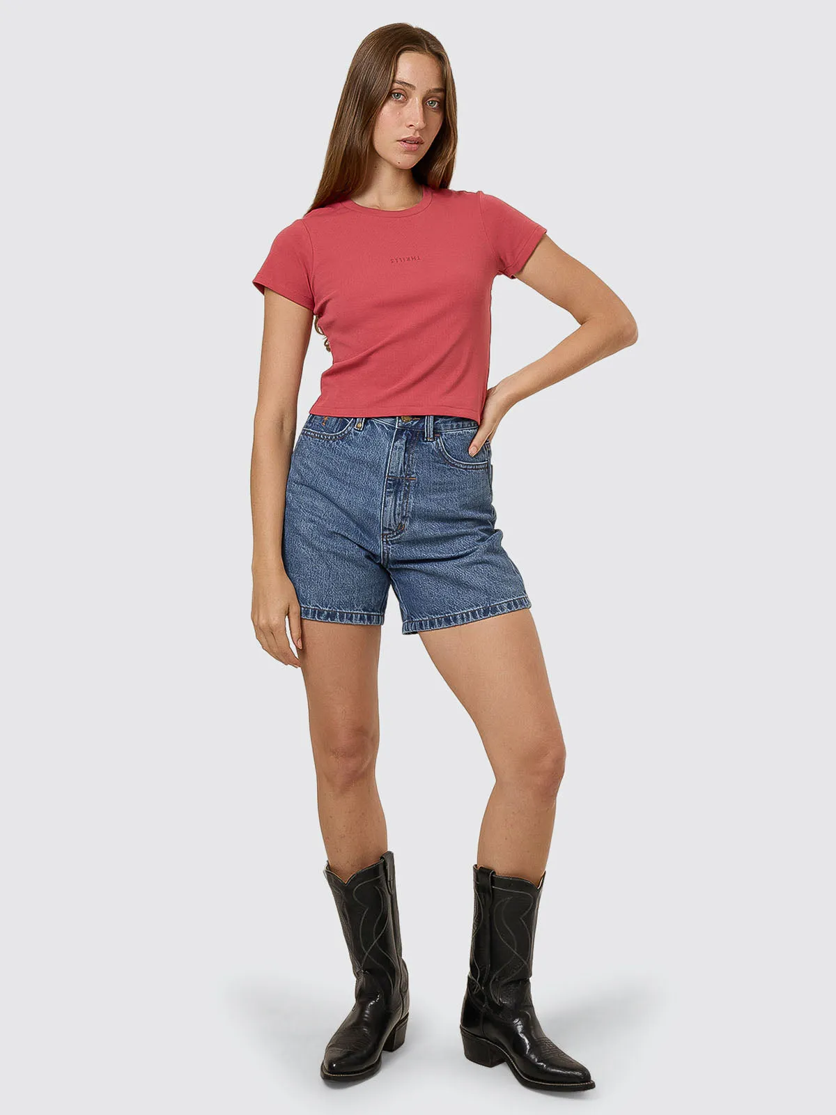 Minimal Thrills Mini Tee - Redwood sold by Thrills product image thumbnail 3