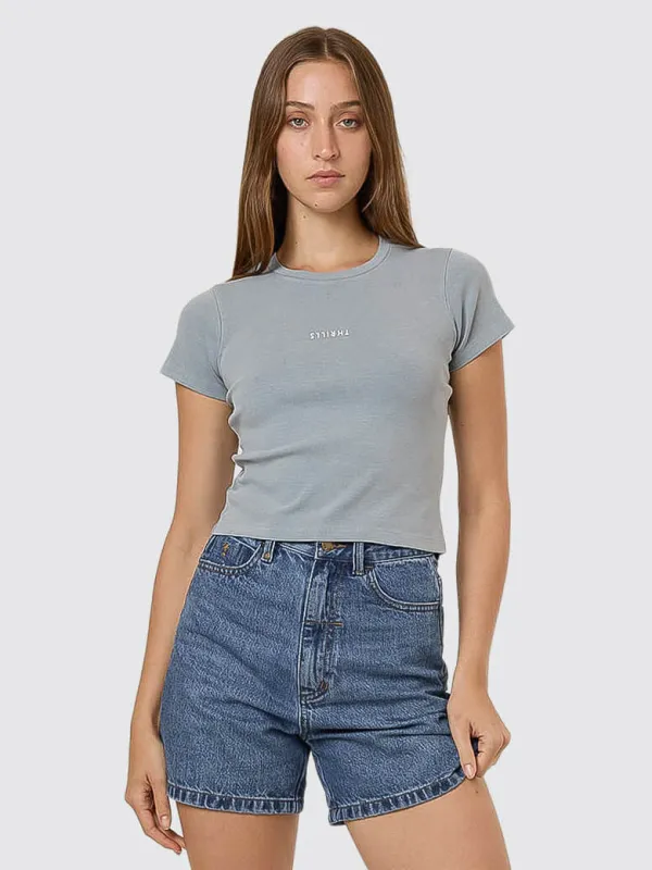 Minimal Thrills Mini Tee - Smog sold by Thrills