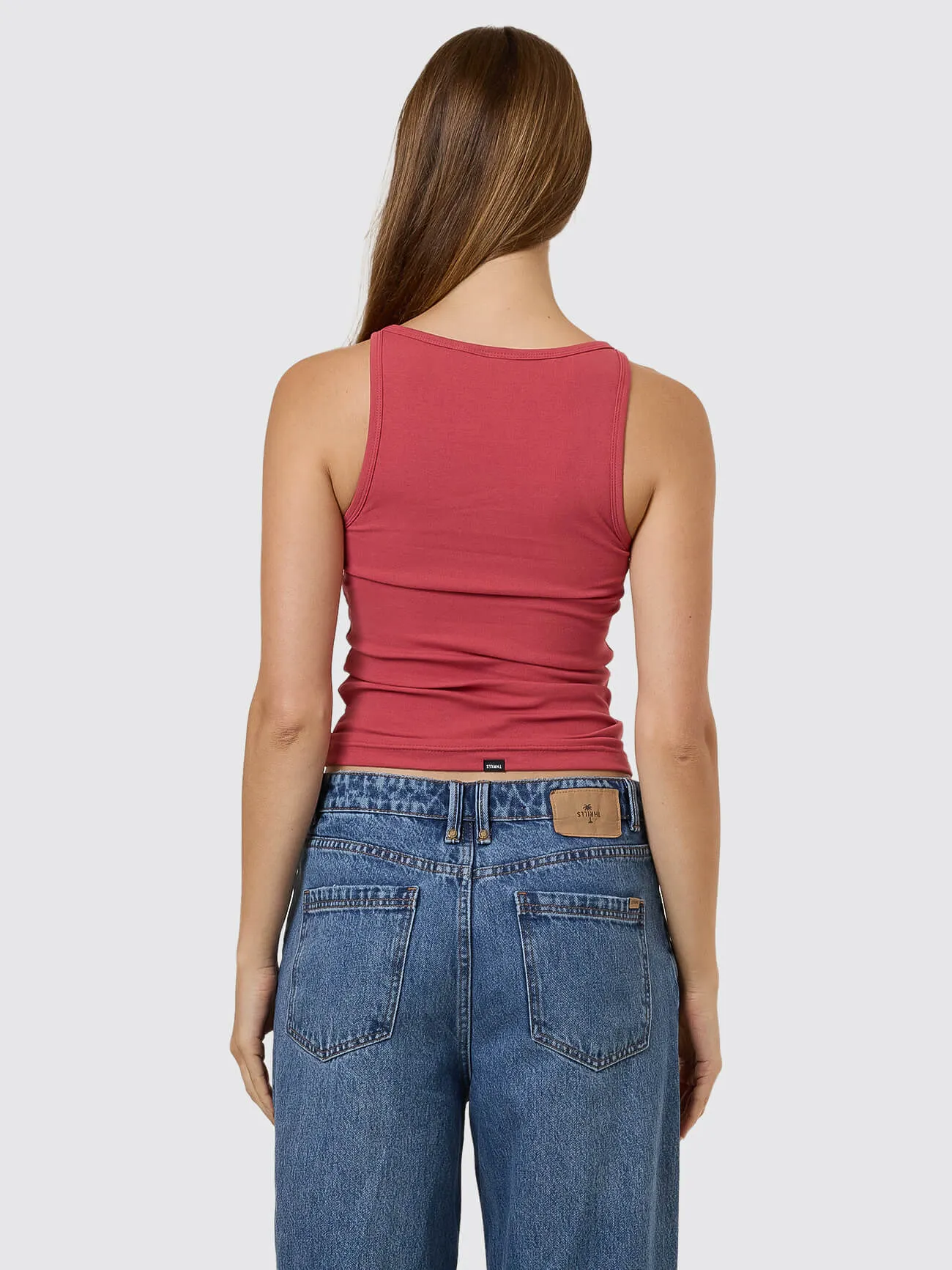 Minimal Thrills Scoop Tank - Redwood sold by Thrills product image thumbnail 5