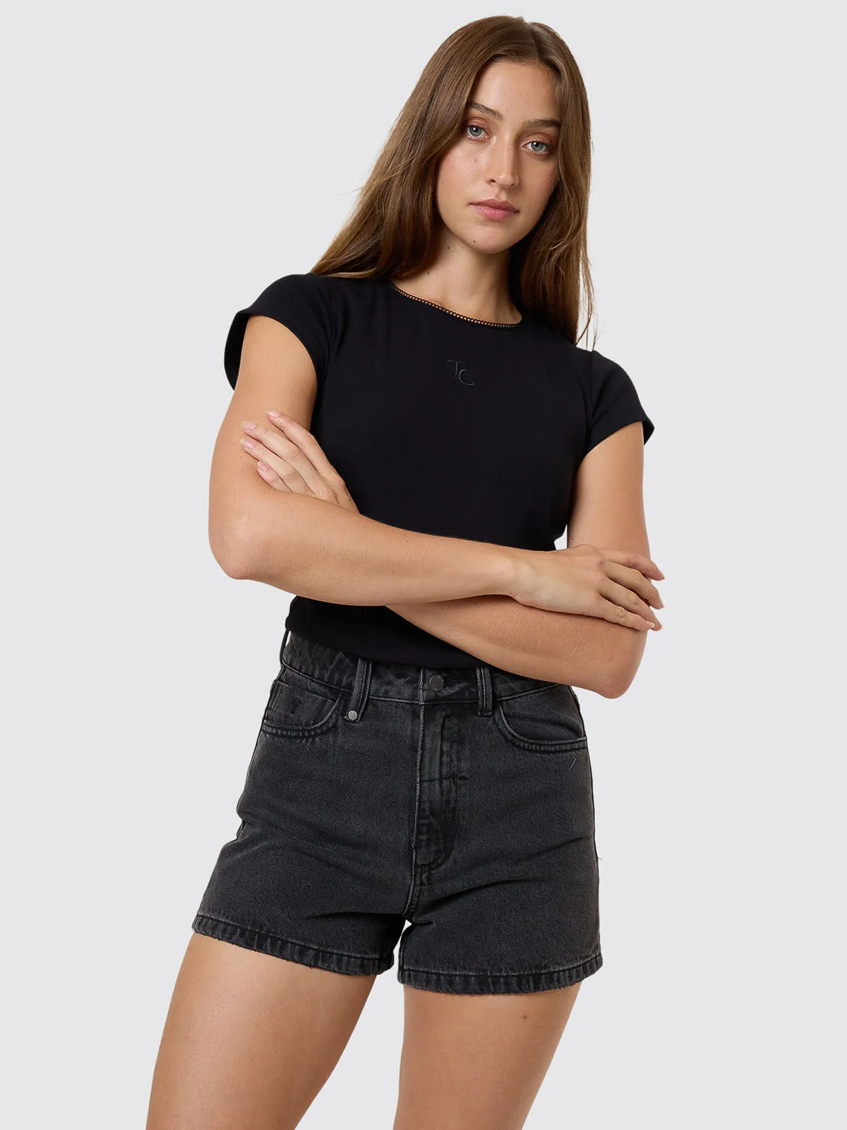 Erica Short - Ash Black sold by Thrills product image thumbnail 3