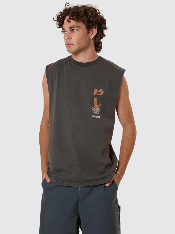 1st Grade Service Merch Fit Muscle Tee - Merch Black sold by Thrills