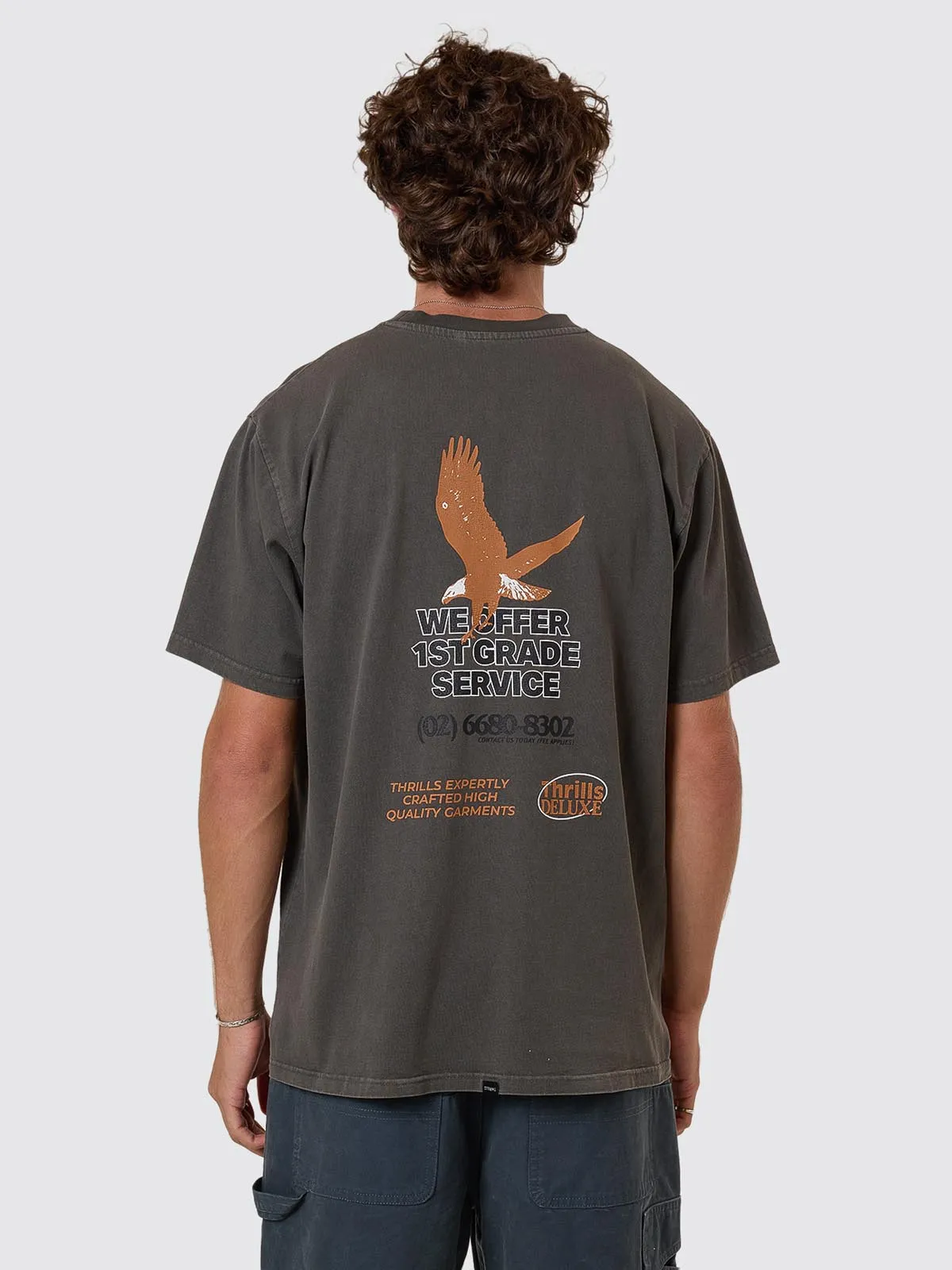 1st Grade Service Merch Fit Tee - Merch Black sold by Thrills product image thumbnail 2