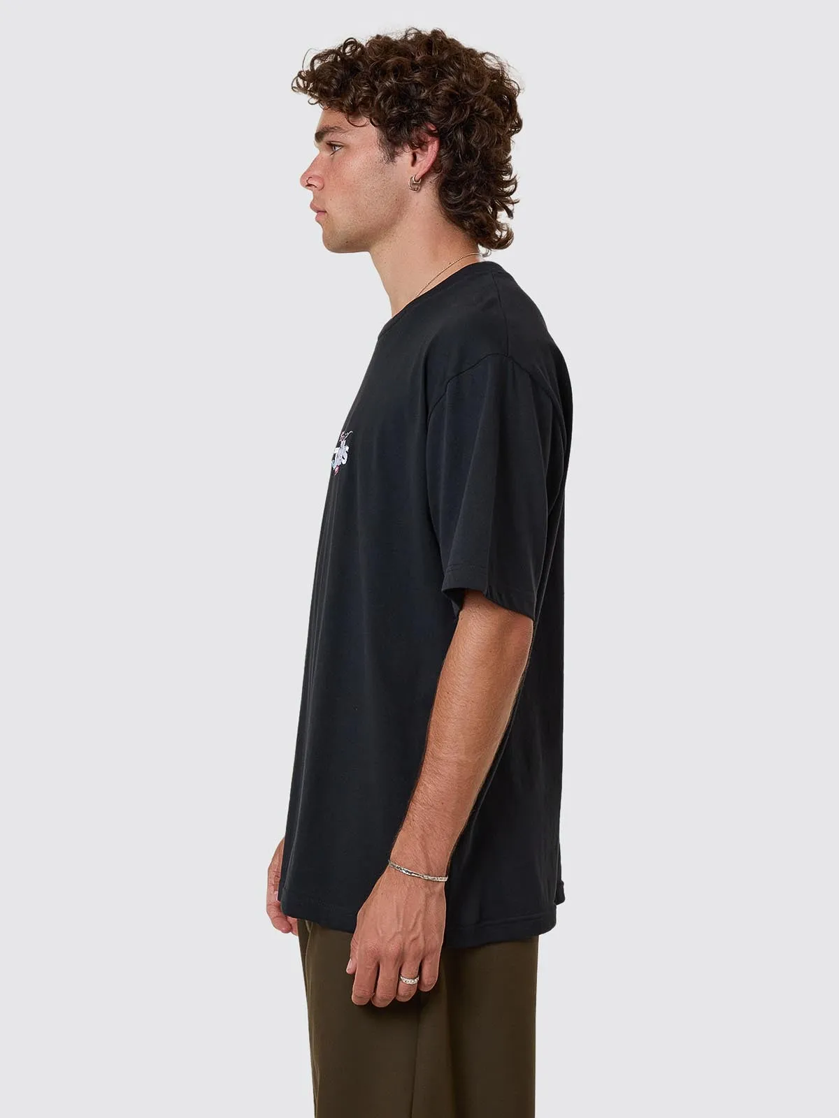 Make A Wish Oversize Fit Tee - Faded Black sold by Thrills product image thumbnail 4