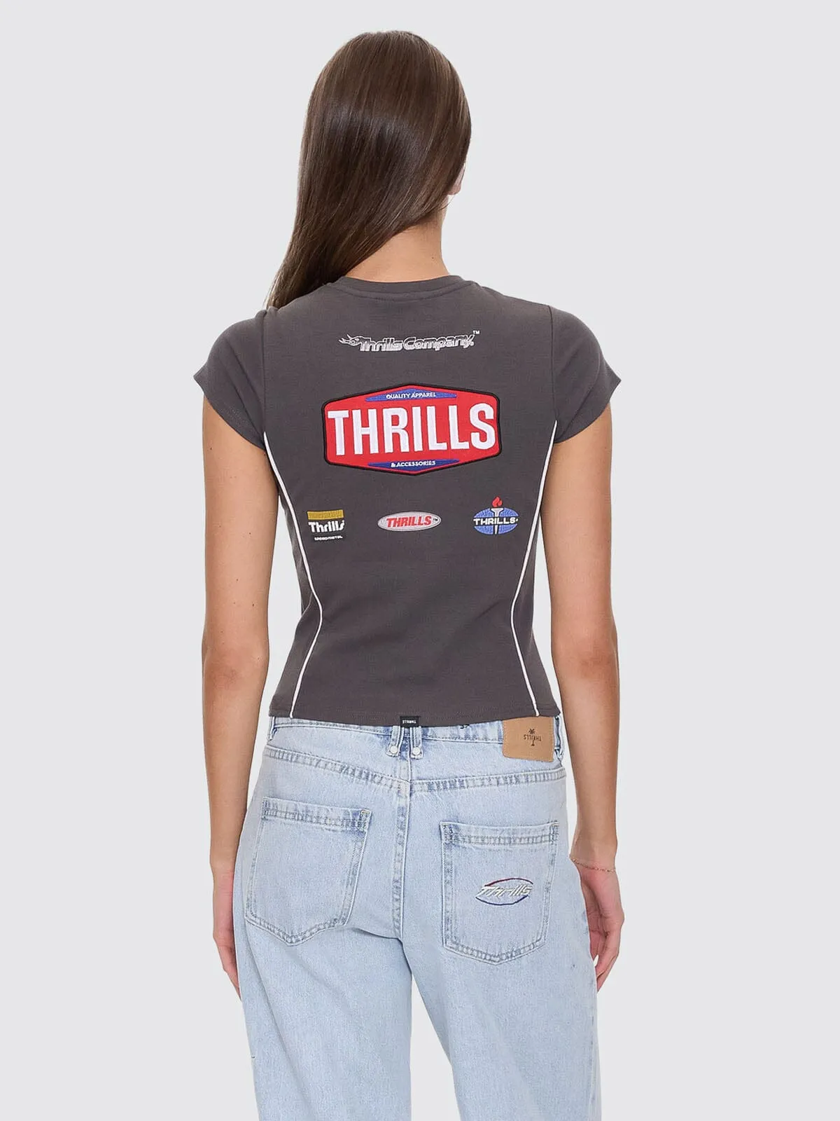 Overdrive Club Tee - Merch Black sold by Thrills product image thumbnail 3