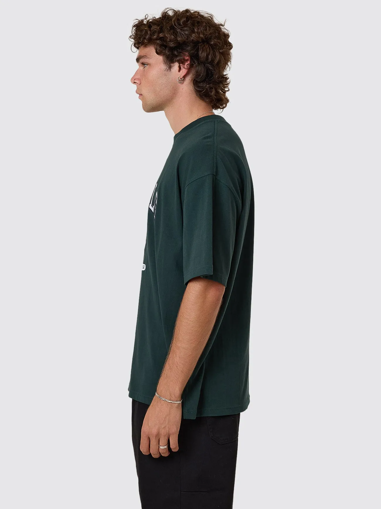 Los Stingers Box Fit Oversize Tee - Vista Green sold by Thrills product image thumbnail 4