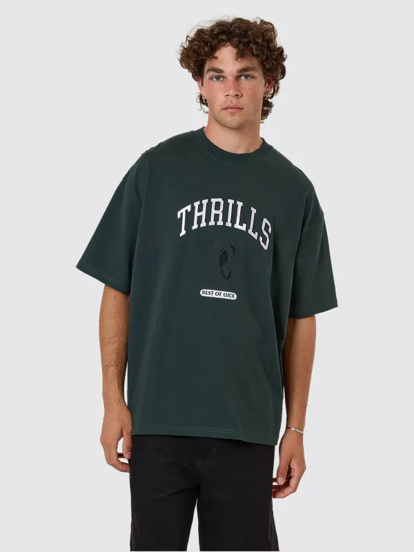 Los Stingers Box Fit Oversize Tee - Vista Green sold by Thrills