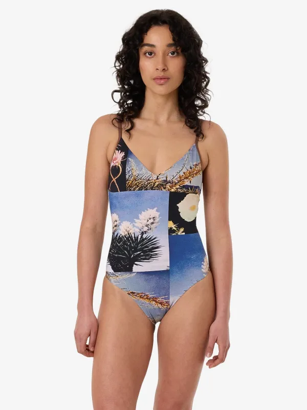 Dalia Plunge One Piece - Coffee sold by Thrills