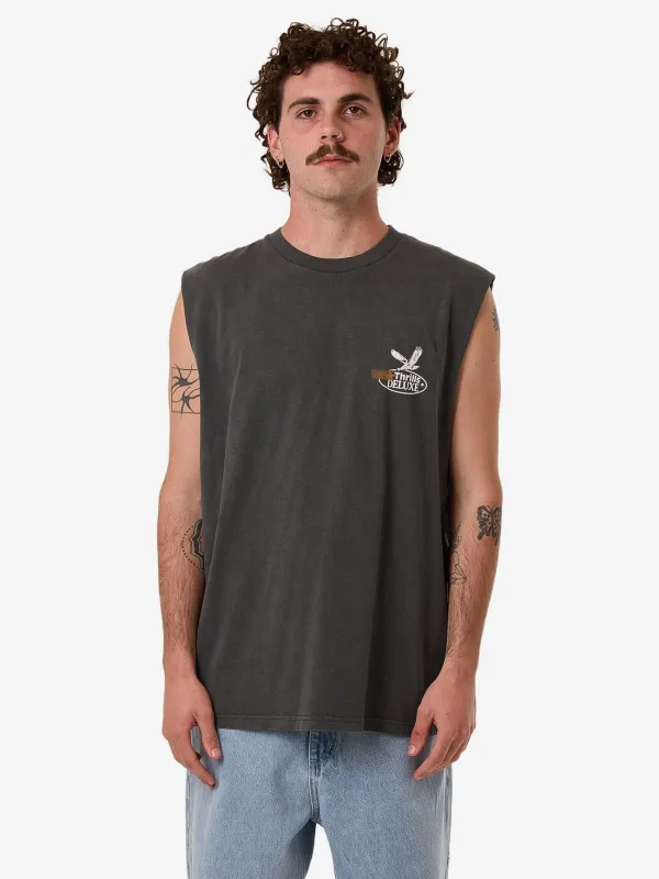 Deluxe Merch Fit Muscle Tee - Merch Black sold by Thrills