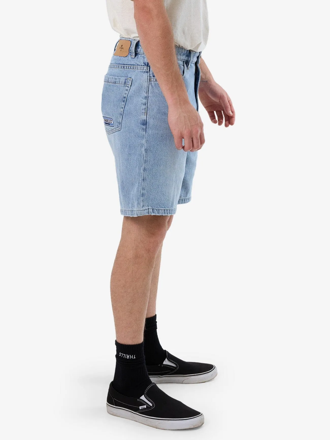 Starpower Slacker Denim Short - Endless Blue sold by Thrills product image thumbnail 4