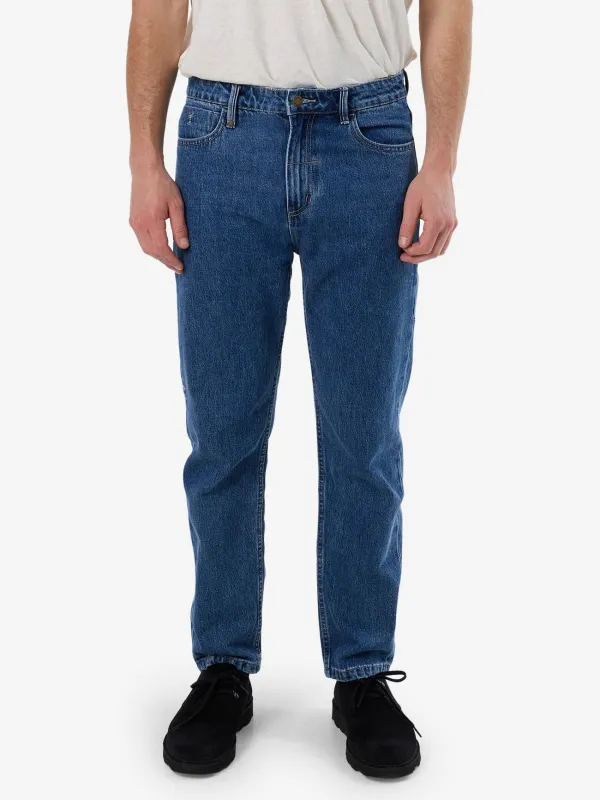 Unchopped Denim Jean - Vintage Rinse Blue sold by Thrills