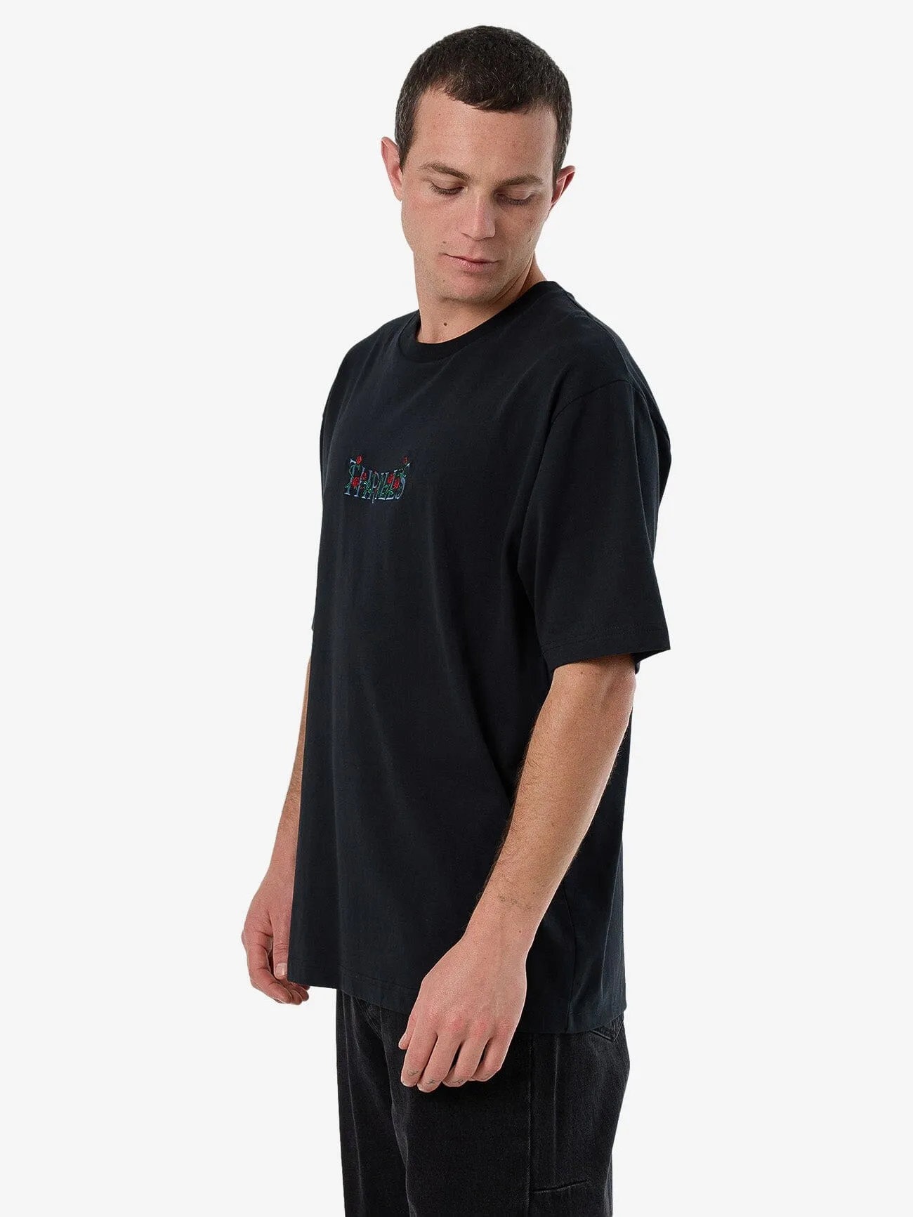 Thorned Oversize Fit Tee - Faded Black sold by Thrills product image thumbnail 3
