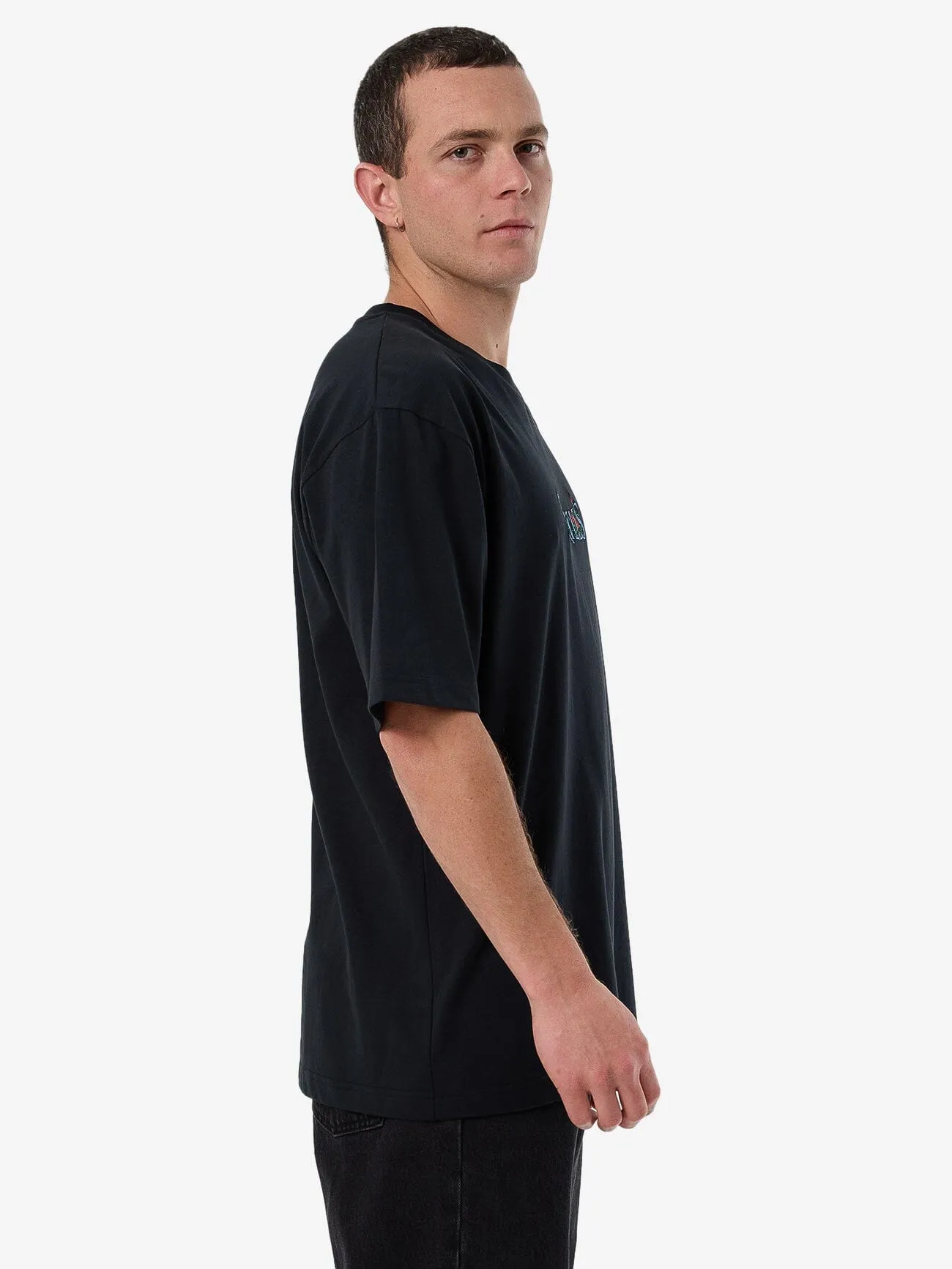 Thorned Oversize Fit Tee - Faded Black sold by Thrills product image thumbnail 4