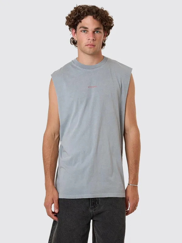 Minimal Thrills Merch Fit Muscle Tee - Smog sold by Thrills
