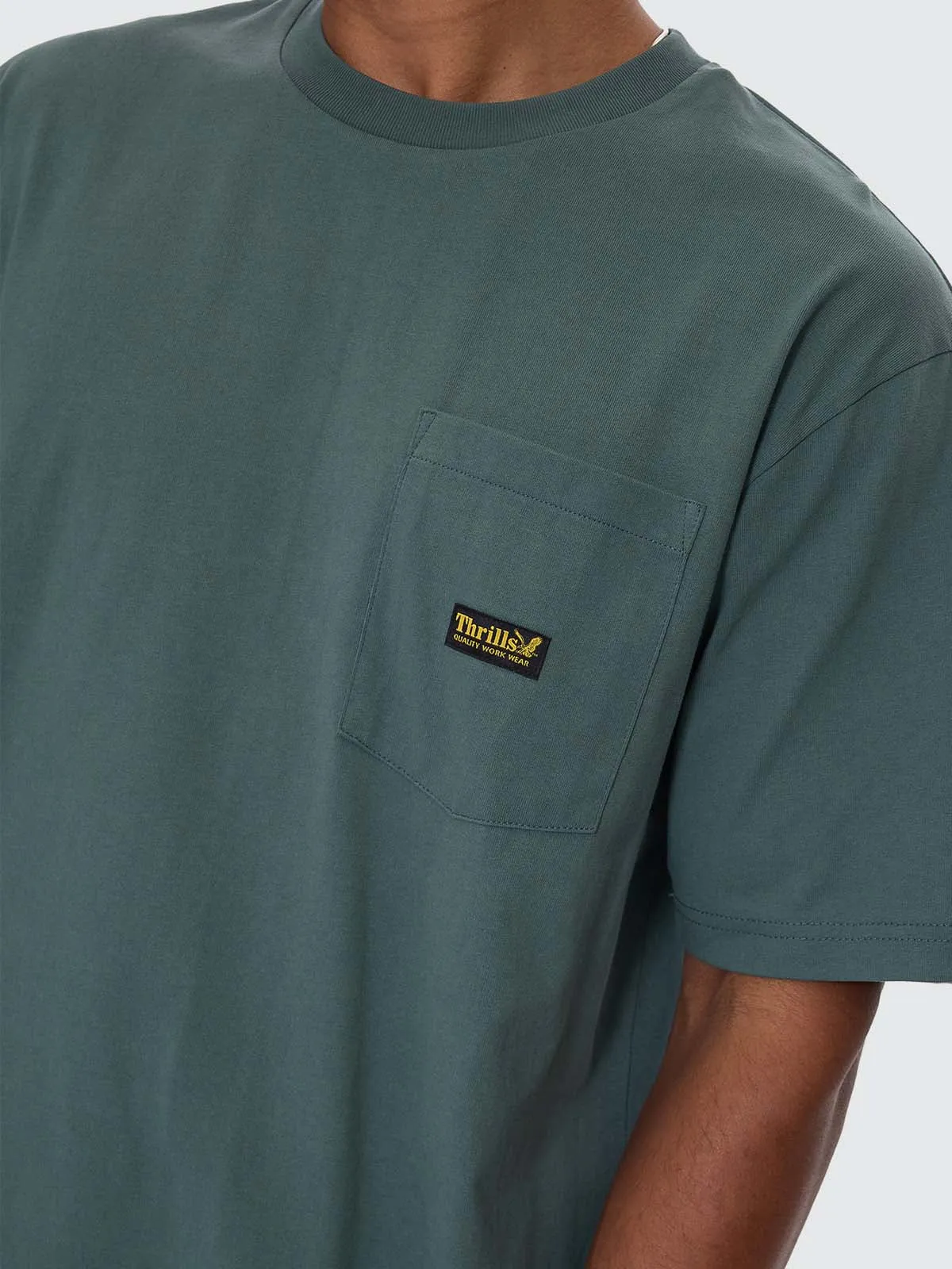 Thrills Union Oversize Pocket Tee - Sea Pine sold by Thrills product image thumbnail 3
