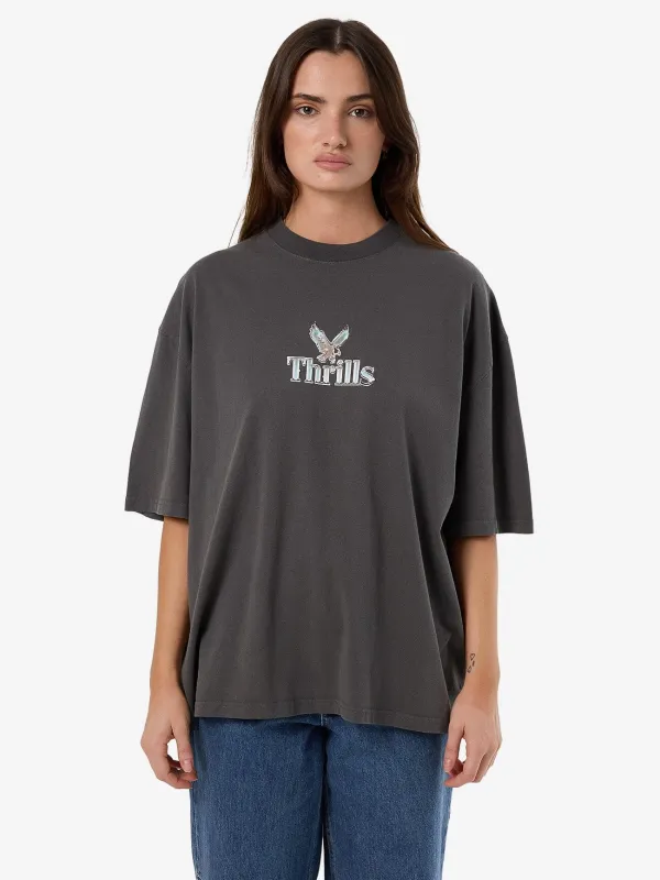 Strength And Glory Oversized Tee - Merch Black sold by Thrills