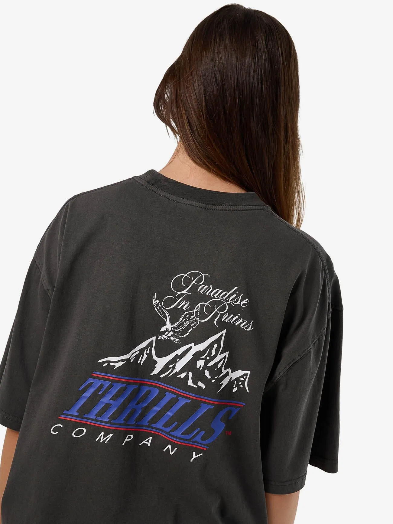 When It Hits Your Lips Oversized Tee - Merch Black sold by Thrills product image thumbnail 2