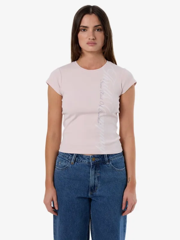 Suspended In Time Club Tee  - Mauve Chalk sold by Thrills