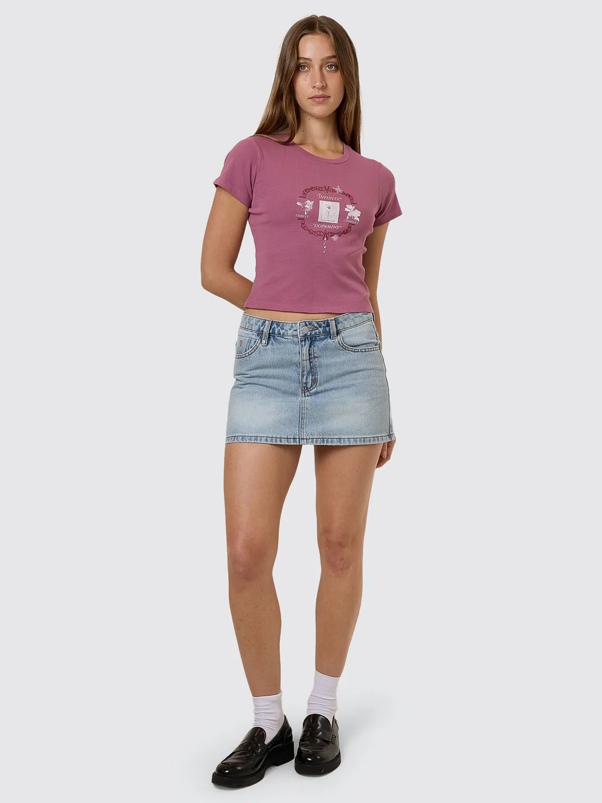 Dopamine Mini Tee - Delta Berry sold by Thrills product image thumbnail 4