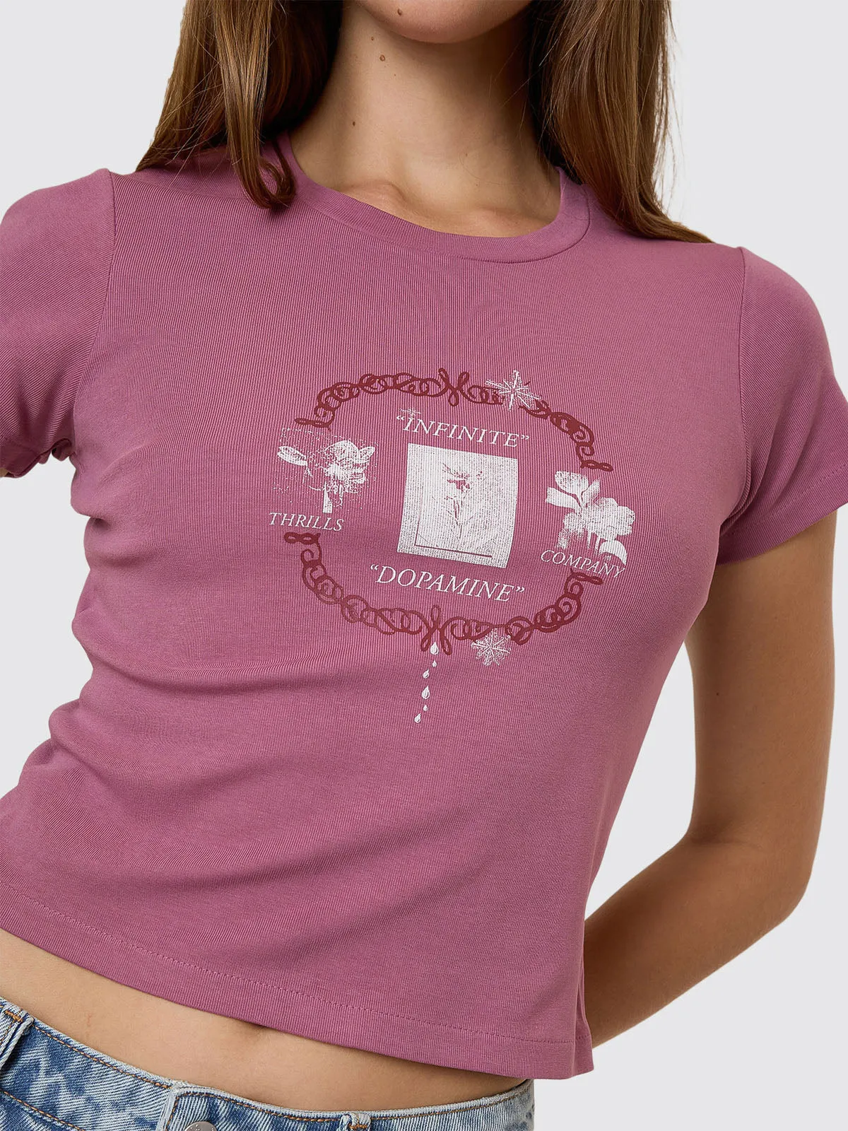 Dopamine Mini Tee - Delta Berry sold by Thrills product image thumbnail 2