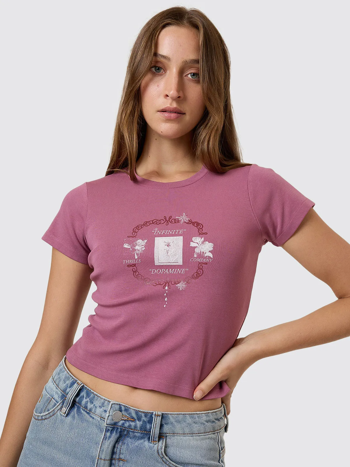 Dopamine Mini Tee - Delta Berry sold by Thrills