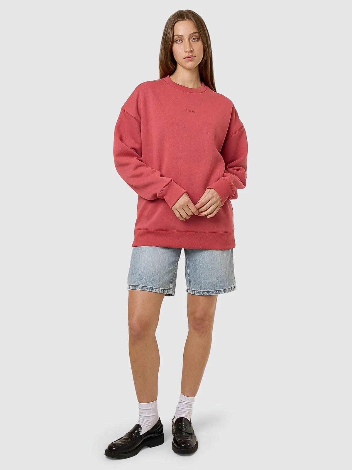 Minimal Thrills Slouch Crew - Redwood sold by Thrills