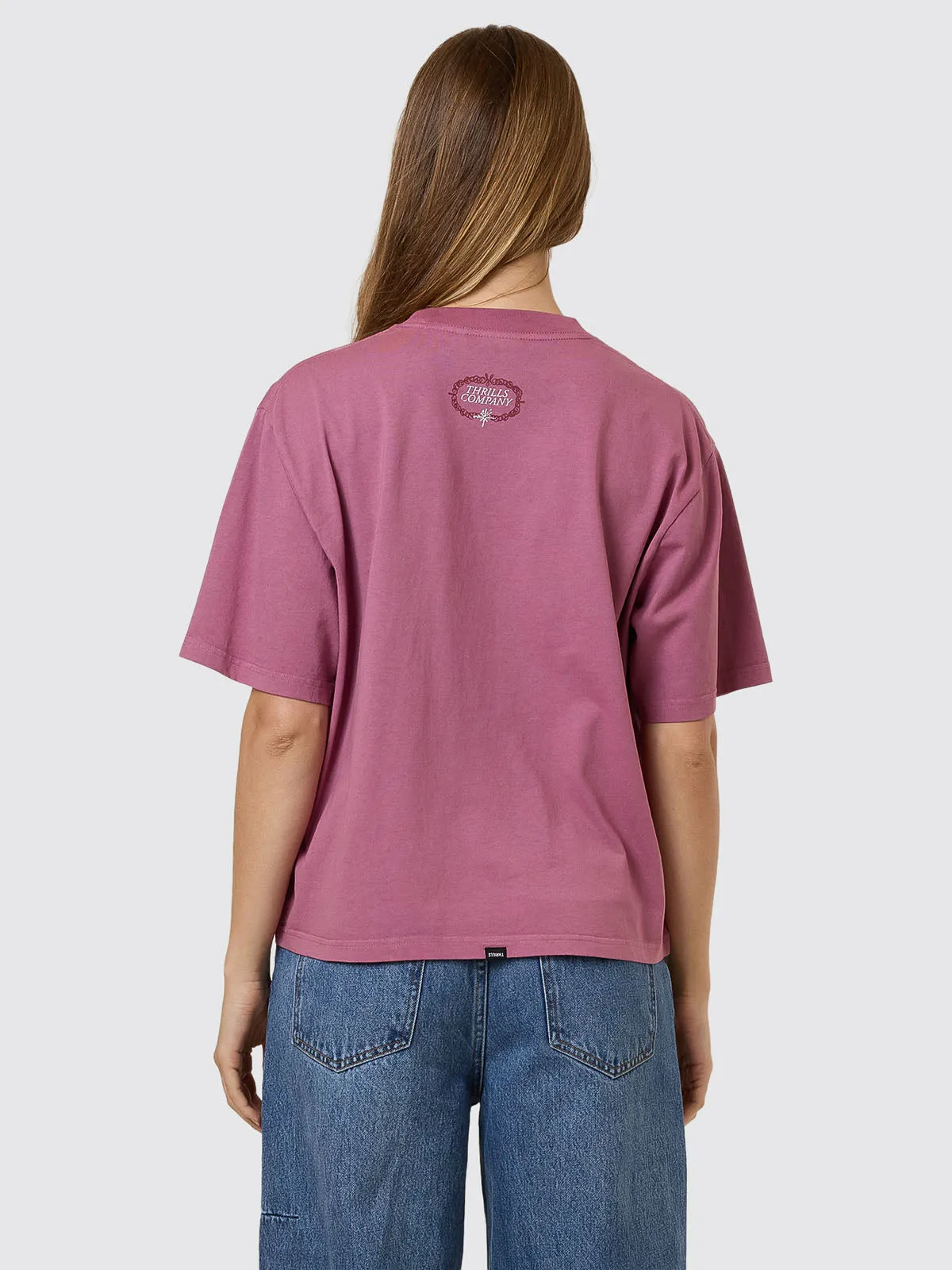 Dopamine Square Tee - Delta Berry sold by Thrills product image thumbnail 2