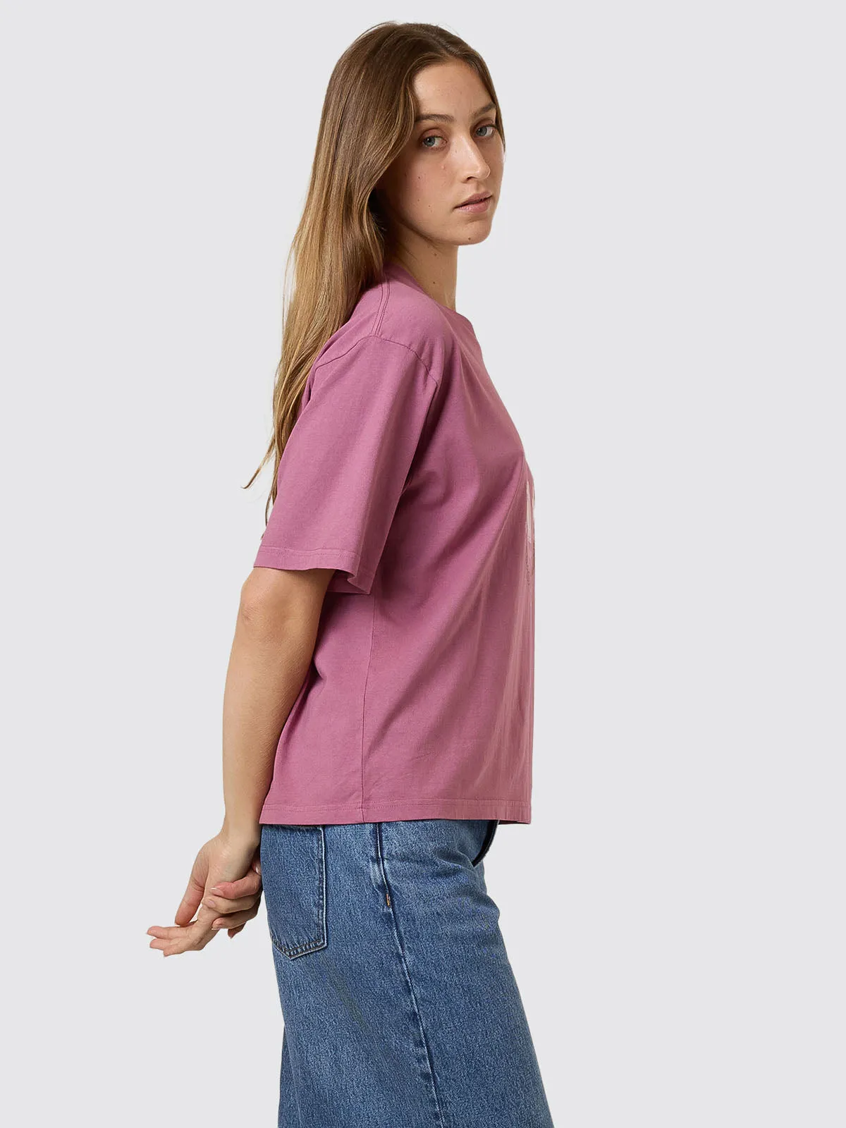 Dopamine Square Tee - Delta Berry sold by Thrills product image thumbnail 5