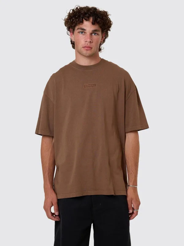 Superior Thrills Box Fit Oversize Tee - Trader Brown sold by Thrills
