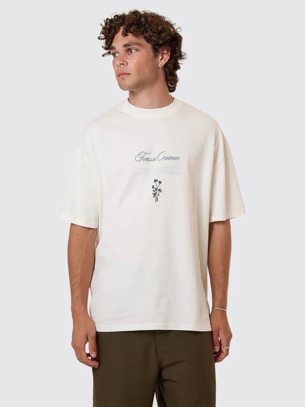 Adaptation To Gravitation Box Fit Oversize Tee - Snow White sold by Thrills