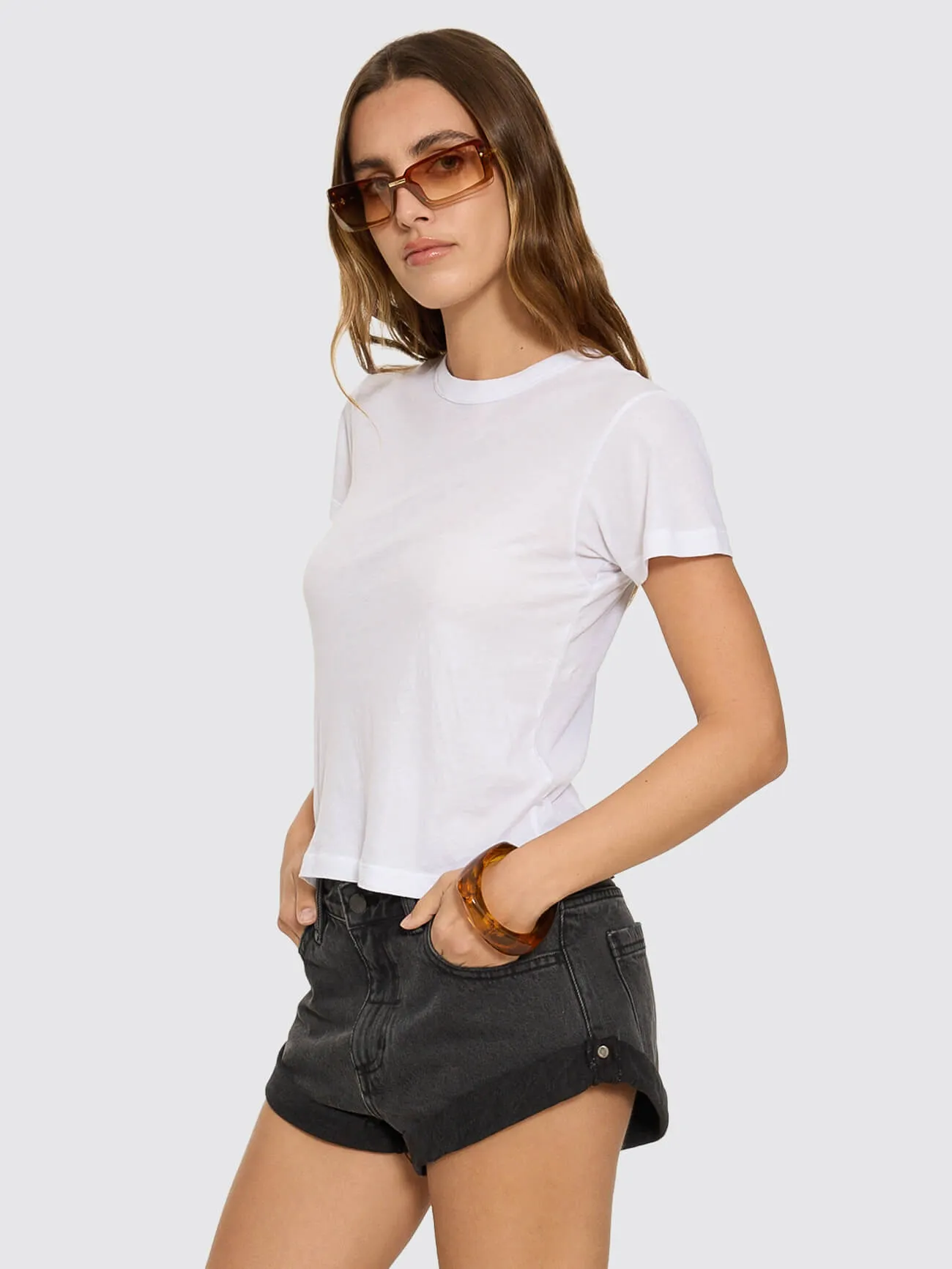 Boy Tee - Optical White sold by Thrills product image thumbnail 4