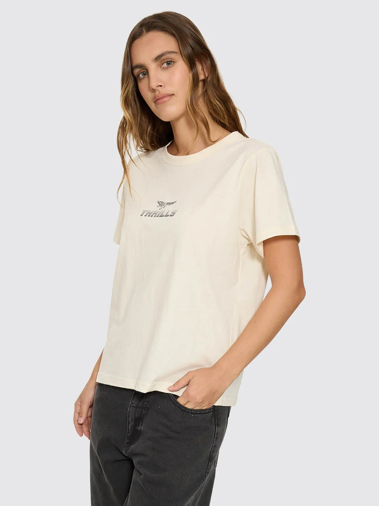 Paradise Before Anarchy Relaxed Tee - Heritage White sold by Thrills product image thumbnail 4