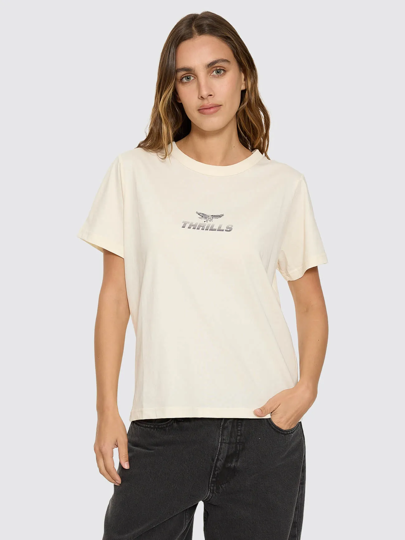 Paradise Before Anarchy Relaxed Tee - Heritage White sold by Thrills